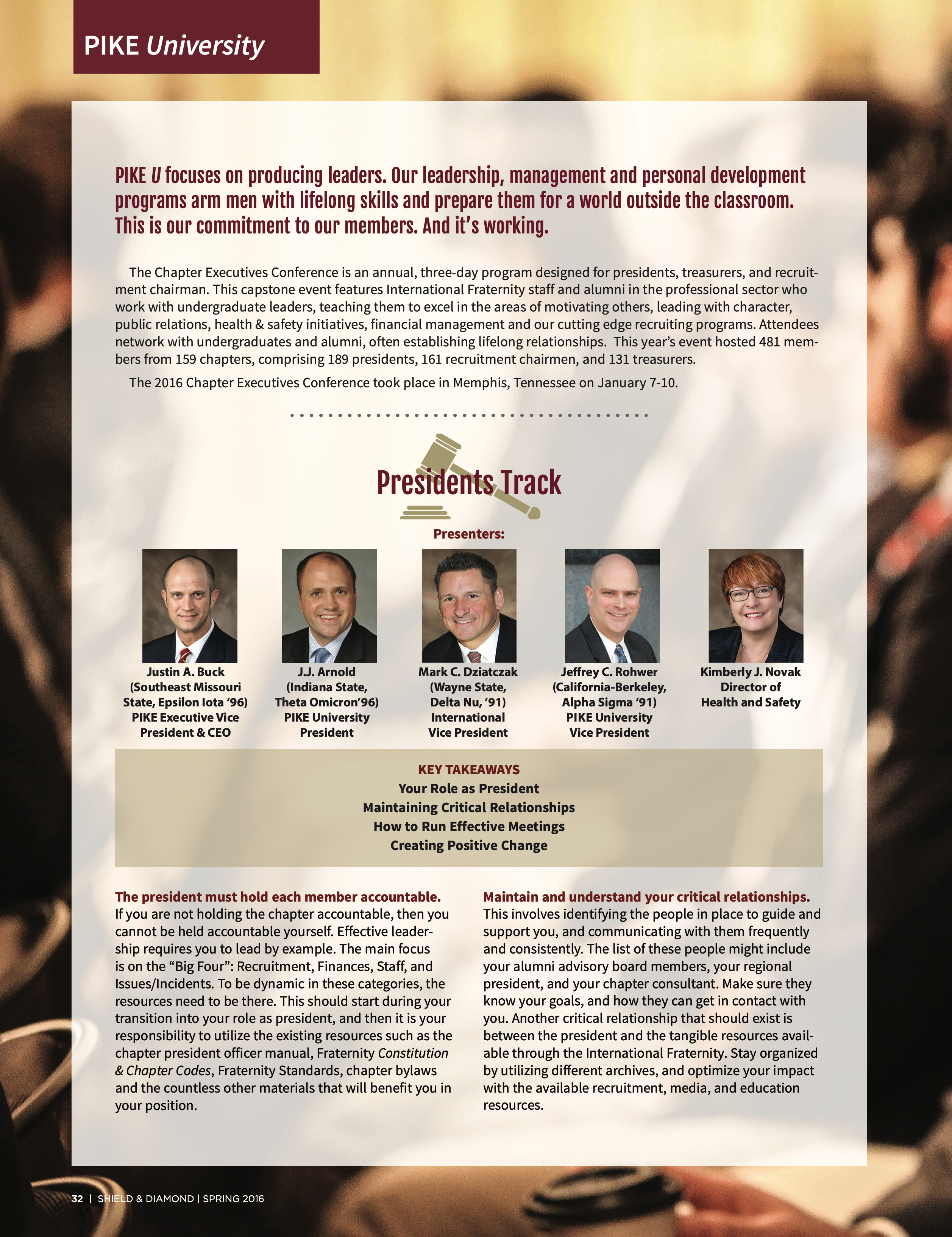 2016 Chapter Executives Conference